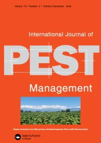 INTERNATIONAL JOURNAL OF PEST MANAGEMENT journal cover