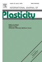 INTERNATIONAL JOURNAL OF PLASTICITY journal cover