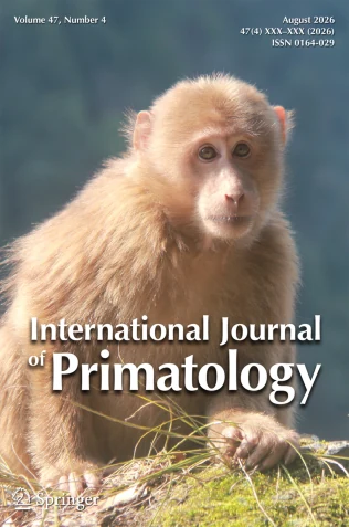 INTERNATIONAL JOURNAL OF PRIMATOLOGY 期刊封面
