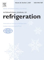 INTERNATIONAL JOURNAL OF REFRIGERATION journal cover
