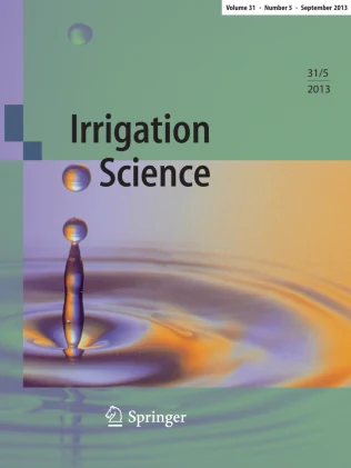 IRRIGATION SCIENCE 期刊封面