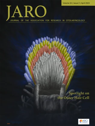 JARO-JOURNAL OF THE ASSOCIATION FOR RESEARCH IN OTOLARYNGOLOGY journal cover