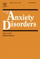 JOURNAL OF ANXIETY DISORDERS 期刊封面