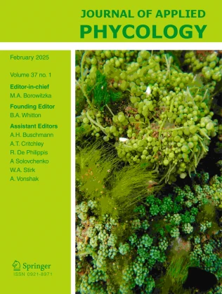 JOURNAL OF APPLIED PHYCOLOGY journal cover