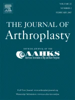 JOURNAL OF ARTHROPLASTY journal cover