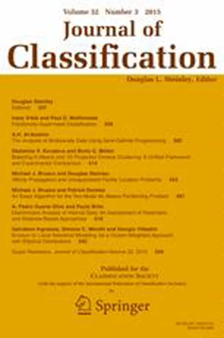JOURNAL OF CLASSIFICATION 期刊封面