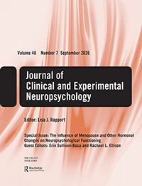 JOURNAL OF CLINICAL AND EXPERIMENTAL NEUROPSYCHOLOGY 期刊封面