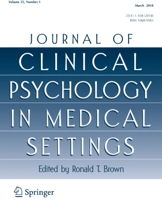 JOURNAL OF CLINICAL PSYCHOLOGY IN MEDICAL SETTINGS journal cover