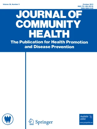 JOURNAL OF COMMUNITY HEALTH 期刊封面
