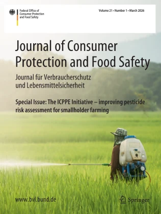 Journal of Consumer Protection and Food Safety 期刊封面
