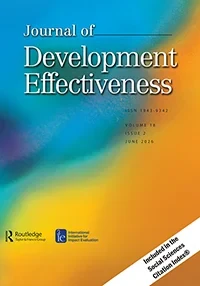 Journal of Development Effectiveness 期刊封面