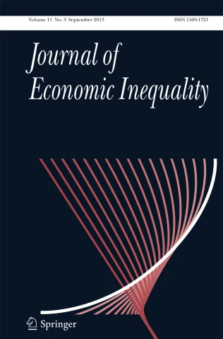 Journal of Economic Inequality journal cover