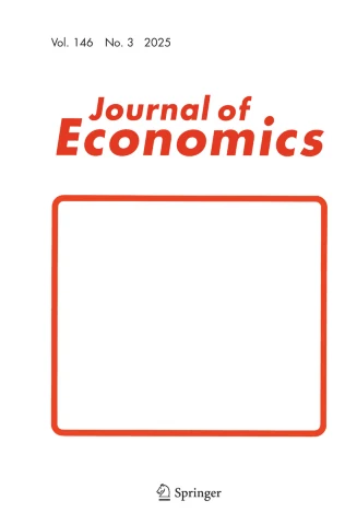 Journal of Economics journal cover