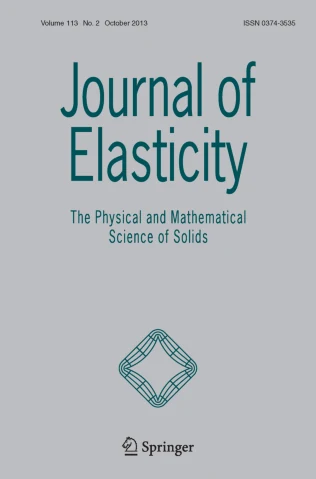 JOURNAL OF ELASTICITY journal cover