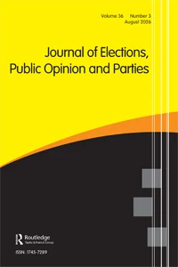 Journal of Elections Public Opinion and Parties journal cover
