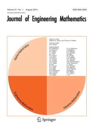 JOURNAL OF ENGINEERING MATHEMATICS journal cover