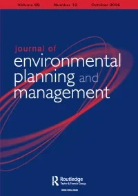 Journal of Environmental Planning and Management journal cover