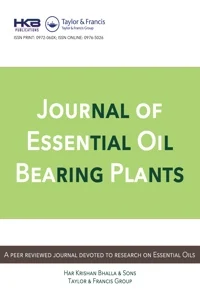 Journal of Essential Oil Bearing Plants journal cover