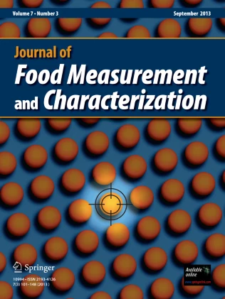Journal of Food Measurement and Characterization 期刊封面