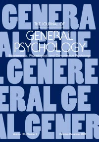JOURNAL OF GENERAL PSYCHOLOGY 期刊封面