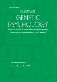 JOURNAL OF GENETIC PSYCHOLOGY journal cover