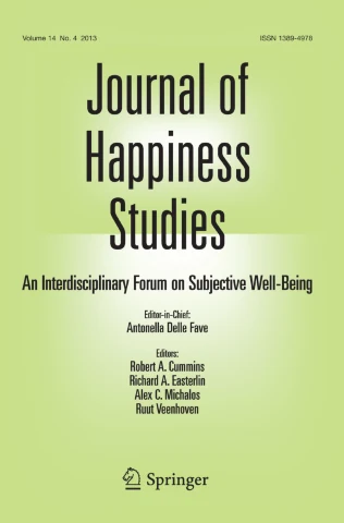 Journal of Happiness Studies journal cover