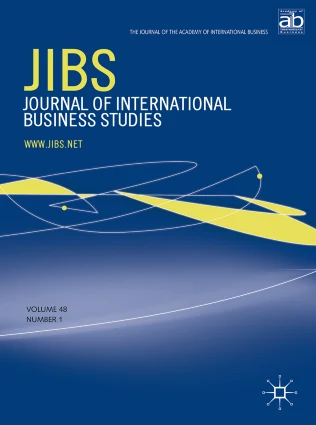 JOURNAL OF INTERNATIONAL BUSINESS STUDIES journal cover