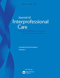 Journal of Interprofessional Care journal cover
