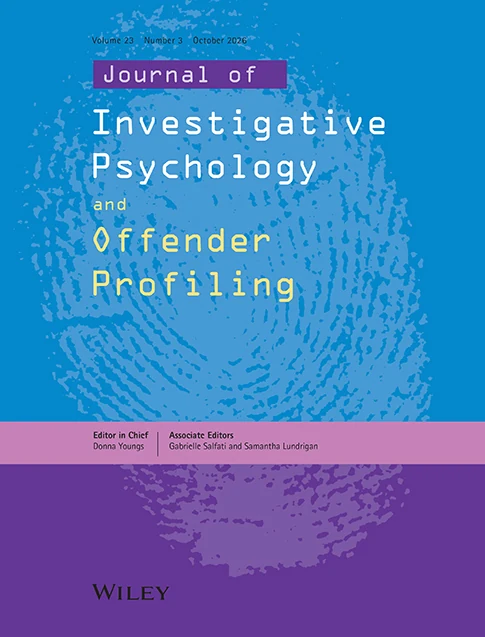 Journal of Investigative Psychology and Offender Profiling journal cover