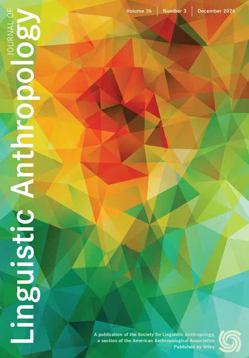 Journal of Linguistic Anthropology journal cover