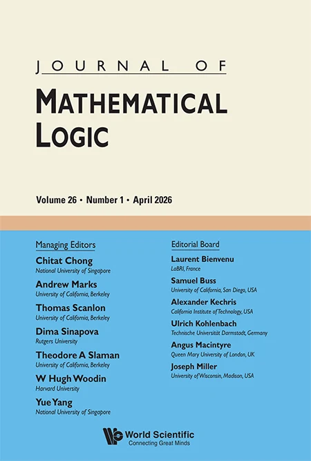 Journal of Mathematical Logic journal cover
