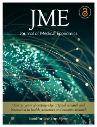 JOURNAL OF MEDICAL ECONOMICS 期刊封面