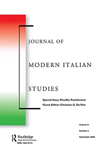 JOURNAL OF MODERN ITALIAN STUDIES journal cover