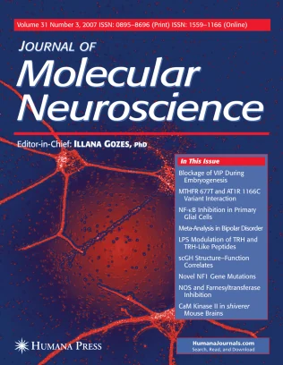 JOURNAL OF MOLECULAR NEUROSCIENCE journal cover