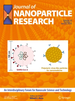 JOURNAL OF NANOPARTICLE RESEARCH 期刊封面