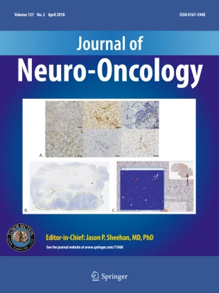 JOURNAL OF NEURO-ONCOLOGY 期刊封面