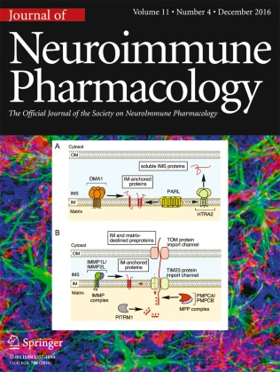 Journal of Neuroimmune Pharmacology journal cover
