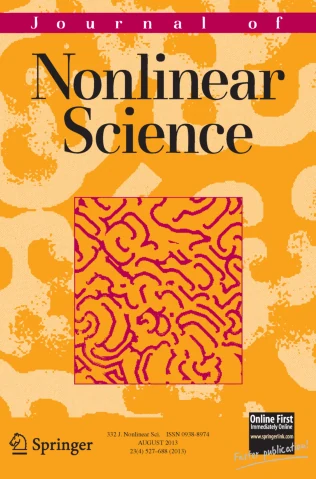 JOURNAL OF NONLINEAR SCIENCE journal cover
