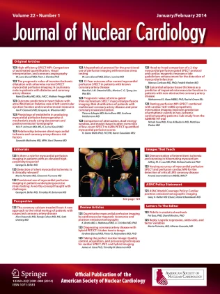 JOURNAL OF NUCLEAR CARDIOLOGY 期刊封面