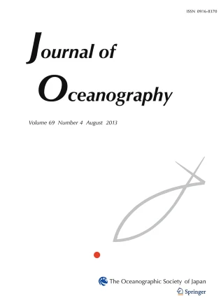 JOURNAL OF OCEANOGRAPHY 期刊封面