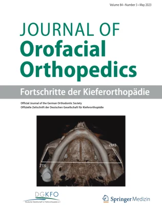 Journal of Orofacial Orthopedics-Fortschritte der Kieferorthopadie 期刊封面