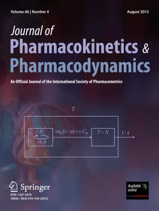 JOURNAL OF PHARMACOKINETICS AND PHARMACODYNAMICS journal cover