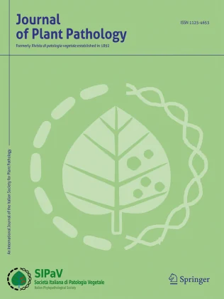 JOURNAL OF PLANT PATHOLOGY 期刊封面