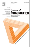 JOURNAL OF PRAGMATICS journal cover