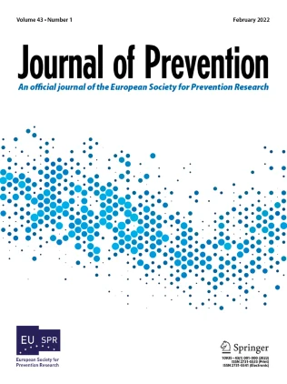 Journal of Prevention 期刊封面