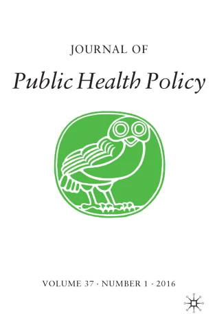 JOURNAL OF PUBLIC HEALTH POLICY journal cover