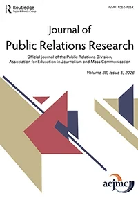 Journal of Public Relations Research journal cover