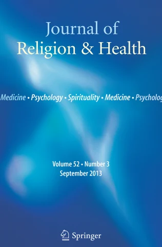 JOURNAL OF RELIGION & HEALTH journal cover