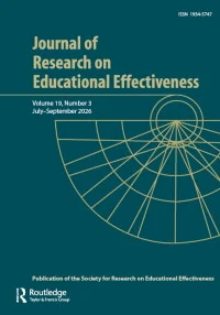 Journal of Research on Educational Effectiveness journal cover