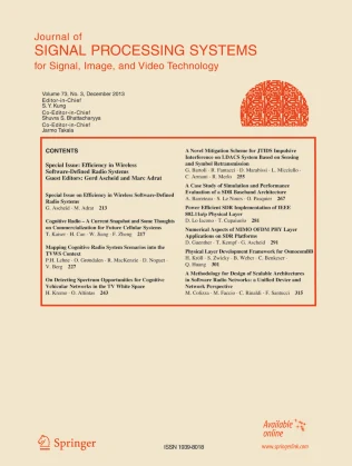 Journal of Signal Processing Systems for Signal Image and Video Technology journal cover